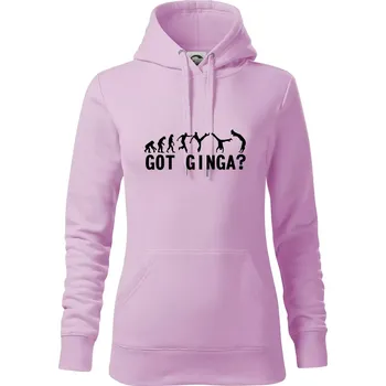 Dámská mikina Capoeira - Got Ginga - Mikina dámská Cape s kapucí - S ( Orchid )