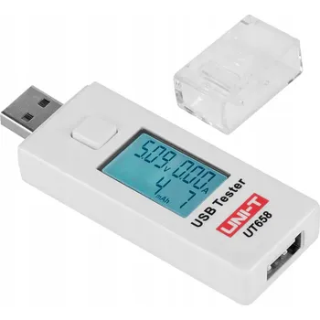 Tester USB portů Uni-T UT658, měřič proudu
