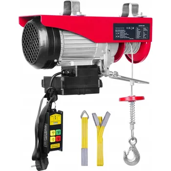 Elektrický lanový naviják SucceBuy 1000 kg, 1600 W, 12 m