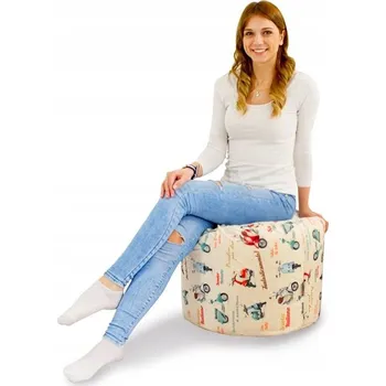 Taburet Taburet vak Italpouf vícebarevný