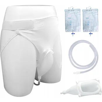 Nádoba na moč SILIKONOVÝ ZEVNÍ KATÉTR S VAKEM NA MOČ PRO MUŽE