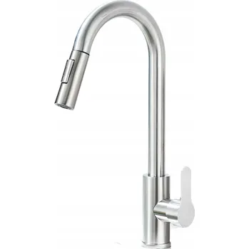 Vodovodní baterie Kuchyňská stojánková baterie Armatura Plus Lumea, stříbrná, šedá