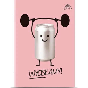 Sešit Sešit A5 s mřížkou, 60 listů - WYCISKAMY! Delta-Graphix