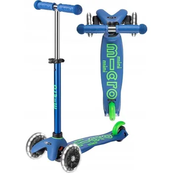 Koloběžka MINI KOLOBĚŽKA MICRO DELUXE LED BLUE MMD175