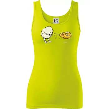 Dámské tričko Vajíčko kejch - Dámské tílko - L ( Limetková )