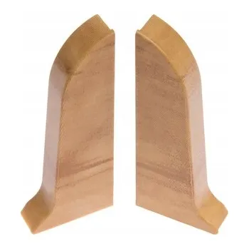 Podlahová lišta Levá koncovka Cezar PVC 22 x 59, délka 1 cm, Hrušeň (122)