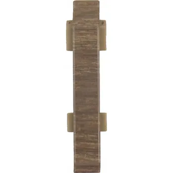 Spojka k soklové liště z PVC 70mm - SANTALOVÉ DŘEVO