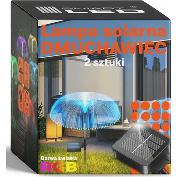 Venkovní osvětlení Solární Zahradní Lampa LED Pampeliška Ohňostroj Soumrak Senzor