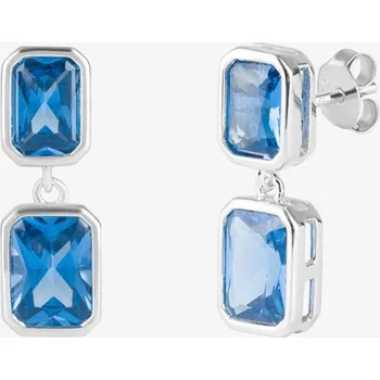 Náušnice Preciosa Stříbrné náušnice Blueberry s kubickou zirkonií Preciosa 5405 68