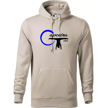 Pánská mikina Capoeira club - bojovník - Mikina pánská Cape s kapucí - 5XL ( Ledově šedá )