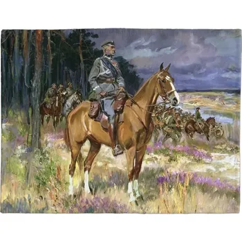 prostírání Prostírání na stůl Józef Piłsudski na Kasztance Wojciech Kossak