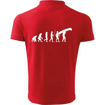 Pánská košile Evoluce kanoe nad hlavou - Polokošile pánská Pique Polo 203 - 5XL ( Červená )