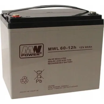 Autobaterie Akumulátor AGM 12V/60Ah, 260*168*216 (T16) MWL 60-12h