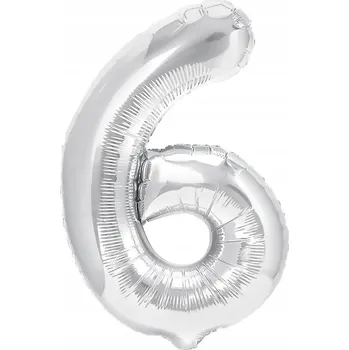 Balónek Stříbrný balónek číslice 1 ks