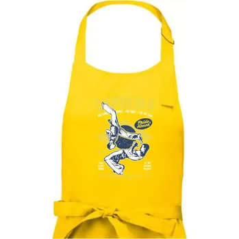 Kuchyňská zástěra Capoeira Afro-brazil art - Dámská zástěra na vaření - Univerzální velikost ( Žlutá )