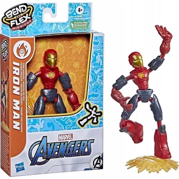 Marvel Avengers Bend N Flex Missions Iron Man Fire Mission - Ohnivá mise Iron Mana