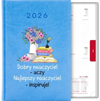 Kalendář Knižní kalendář 2026 A5 modrý