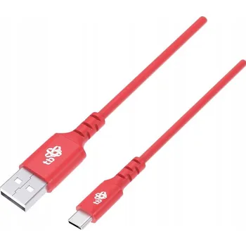 Datový kabel Kabel TB USB - USB typ C 1 m červený