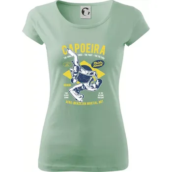 Dámské tričko Capoeira Afro-brazil art - Dámské triko Pure - S ( Sage )