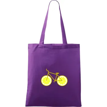 Kolo citrón (Moňas) - Taška bavlněná - 42 x 38 cm ( Fialová )