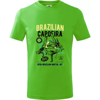 Brazilian Capoeira - Tričko dětské bavlněné - 98 cm / 2 roky ( Apple Green )