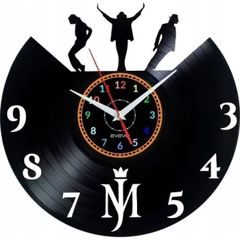 Hodiny MICHAEL JACKSON HODINY NÁSTĚNNÉ DEKORATIVNÍ MODERNÍ VINYLOVÁ DESKA VINYL N