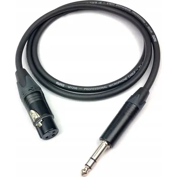 Audio kabel Kabel XLR - jack 6,3 mm LGJ Group KLOTZ MY206 kabel XLR F Jack NEUTRIK 2m 2 m