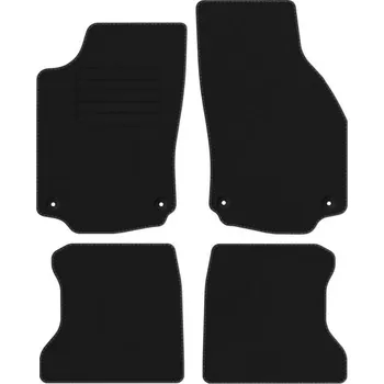 autokoberec Velurové autokoberce s upevněním v sadě Edecor