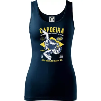 Dámské oblečení Capoeira Afro-brazil art - Dámské tílko - L ( Námořní modrá (velmi tmavá - téměř černá) )