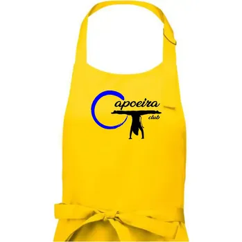 Kuchyňská zástěra Capoeira club - bojovník - Dámská zástěra na vaření - Univerzální velikost ( Žlutá )
