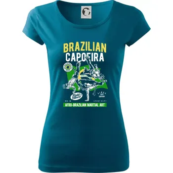 Brazilian Capoeira - Dámské triko Pure - M ( Petrolejová )