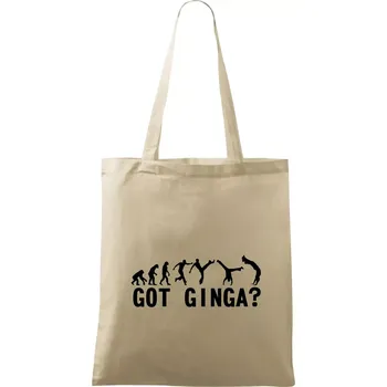Nákupní taška Capoeira - Got Ginga - Taška bavlněná - 42 x 38 cm ( Naturální )