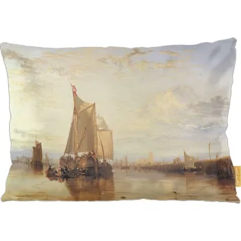 Polštář Polštář Loď pro cestující Dort z Rotterdamu bez větru William Turner