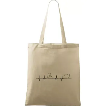 Nákupní taška Hokejový hráč EKG - Taška bavlněná - 42 x 38 cm ( Naturální )