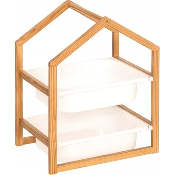 Knihovna Regál Atmosphera 43 x 30 x 54,5 cm borovice