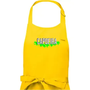 Kuchyňská zástěra Capoeira nápis - zelený - Dámská zástěra na vaření - Univerzální velikost ( Žlutá )