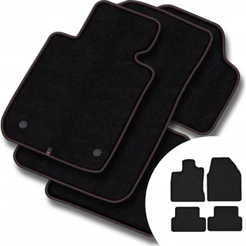 autokoberec Velurové autokoberce Motos 4 ks