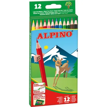 Výtvárné potřeby Pastelky Alpino 12 ks