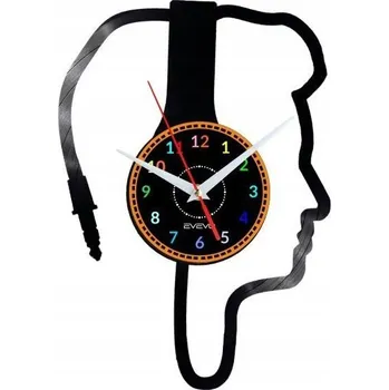 Hodiny MILUJI HUDBU NÁSTĚNNÉ HODINY DEKORATIVNÍ MODERNÍ VINYLOVÁ DESKA