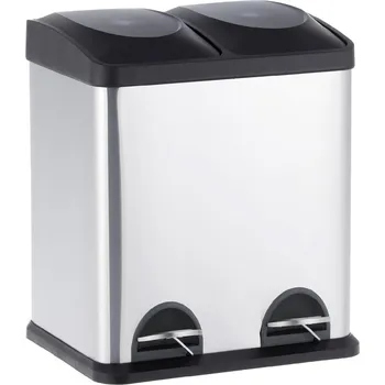 Odpadkový koš Nádoby na tříděný odpad Merida 15 l, 2-komorové