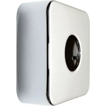 Vodovodní baterie Krycí rozeta pro baterii chrom 3/4 čtverec 70x70mm V-25