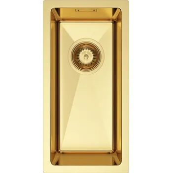 Nerezový dřez Velazo Dřez 1 komorový, nerez - VE-2244G, 22x44 cm, zlatá