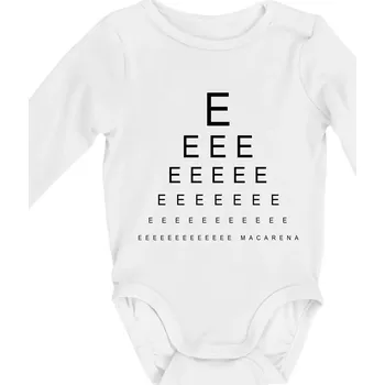 Kojenecký body EEE macarena - Body kojenecké s dlouhým rukávem - Dlouhý r. do 3 měs ( Bílá )