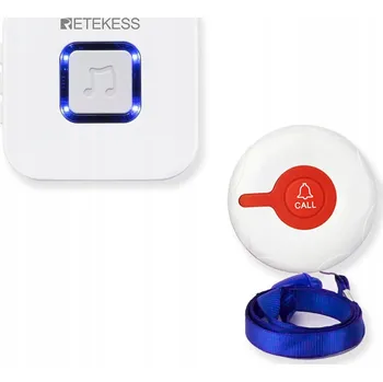 Domovní zvonek Bezdrátový zvonek Retekess s dosahem 300 m a hlasitostí 110 dB