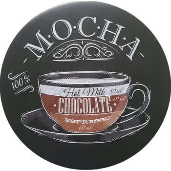 Obraz Plechová cedule MOCHA
