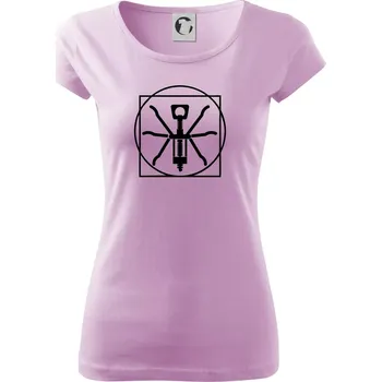 Dámské tričko Vitruviánský otvírák - Dámské triko Pure - 2XL ( Orchid )