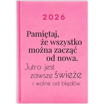 Diář Knižkový kalendář 2026 A5 růžový