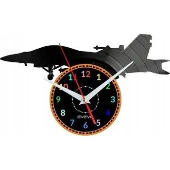 Hodiny F16 Stíhačka Nástěnné Hodiny z Vinylové Desky DÁREK PAMÁTKA Narozeniny Pro Ni