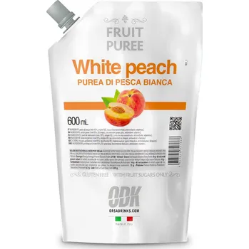 Sirup ODK (OrsaDrinks) FruitPuree - Bílá broskev 600 ml