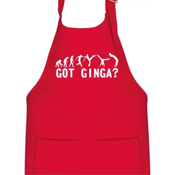 Kuchyňská zástěra Capoeira - Got Ginga - Dětská zástěra na vaření - Univerzální velikost ( Červená )